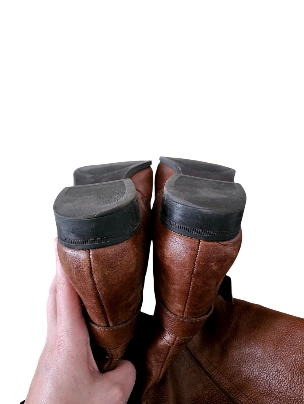 Naturalizer Jackie Tall Leather Riding Boots - Size 9.5 M *FAIR CONDITION* - Picture 11 of 14